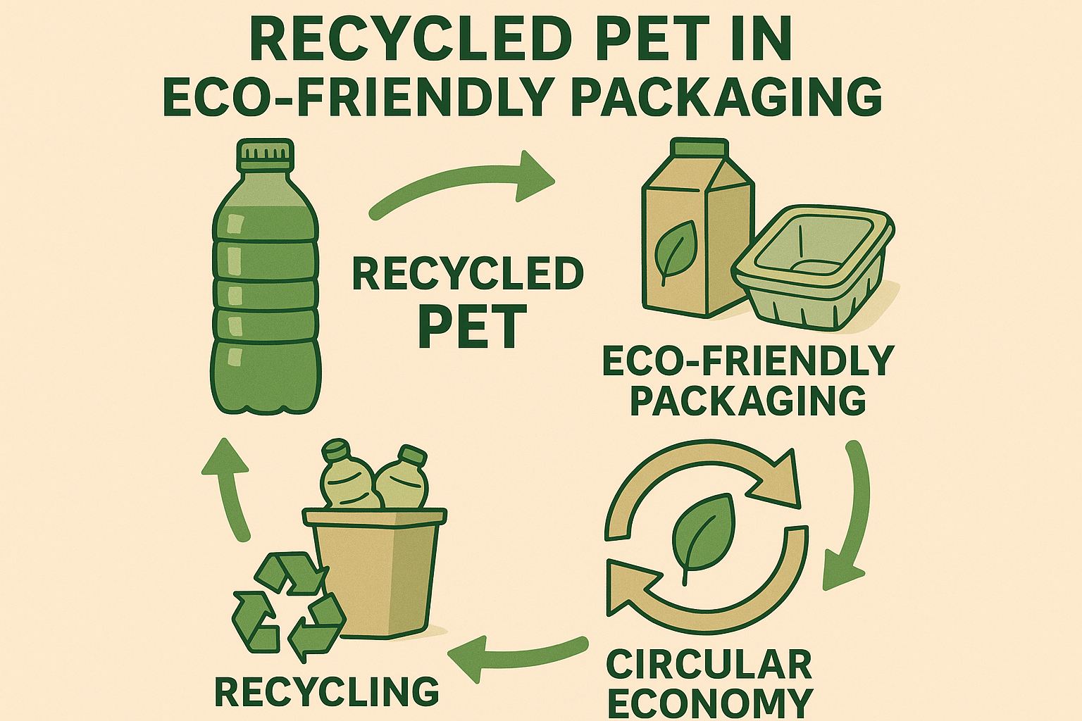 The Role of Recycled PET in Eco-Friendly Packaging and the Circular Economy