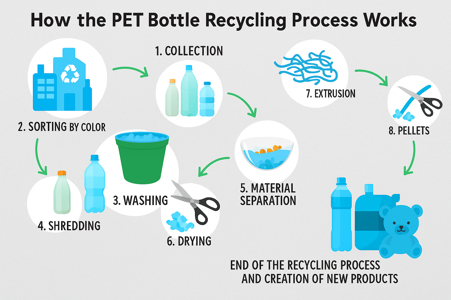 How the PET Bottle Recycling Process Works Step-by-Step Guide