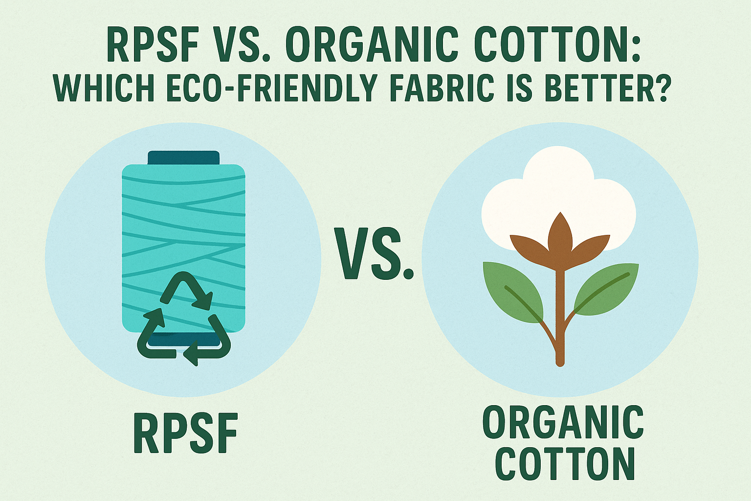RPSF vs. Organic Cotton: Which Eco-Friendly Fabric Is Better?