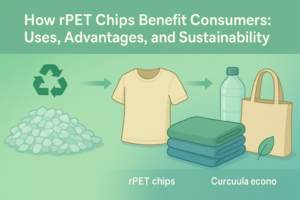 rPET chips as recycled raw material for consumer products