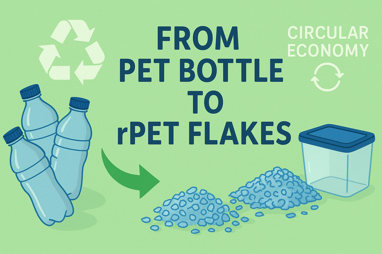 From PET Bottles to rPET Flakes: How Plastic Waste Becomes New-Age Raw Material