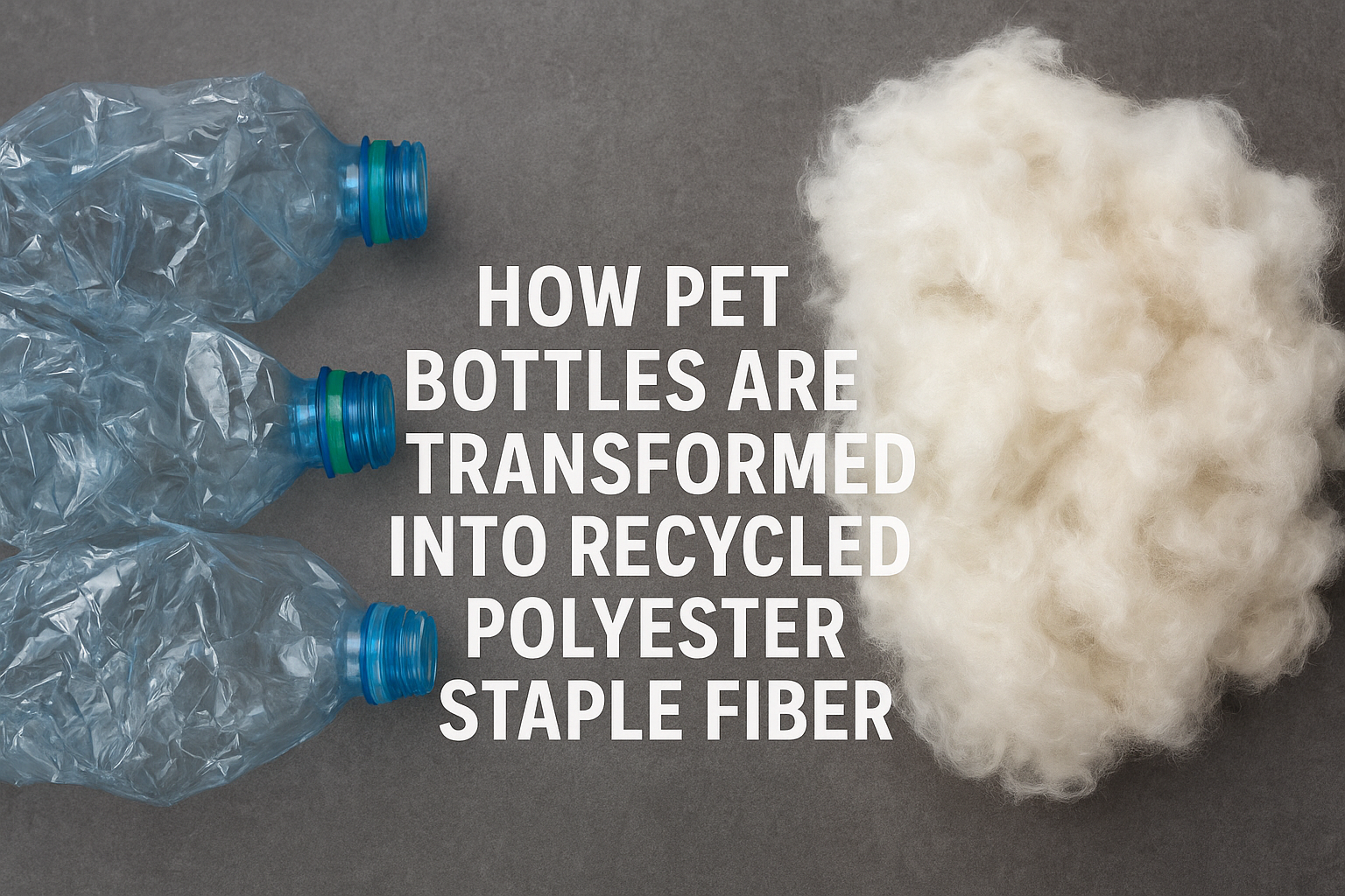 How PET Bottles Are Transformed Into Recycled Polyester Staple Fiber
