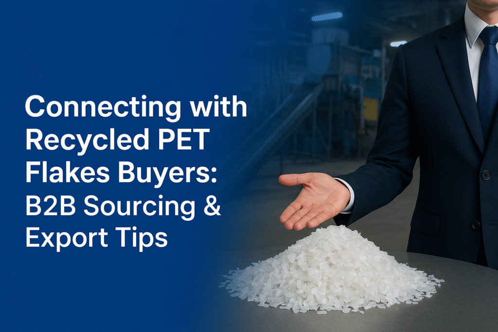 rPET flakes B2B sourcing