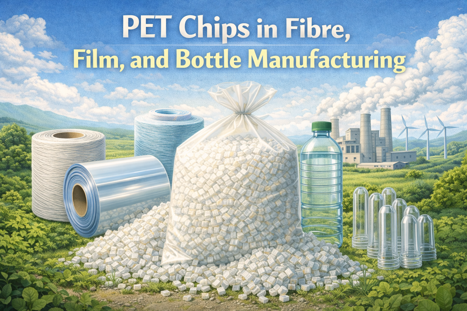 Best rPET Chips in Fibre, Film, and Bottle Manufacturing