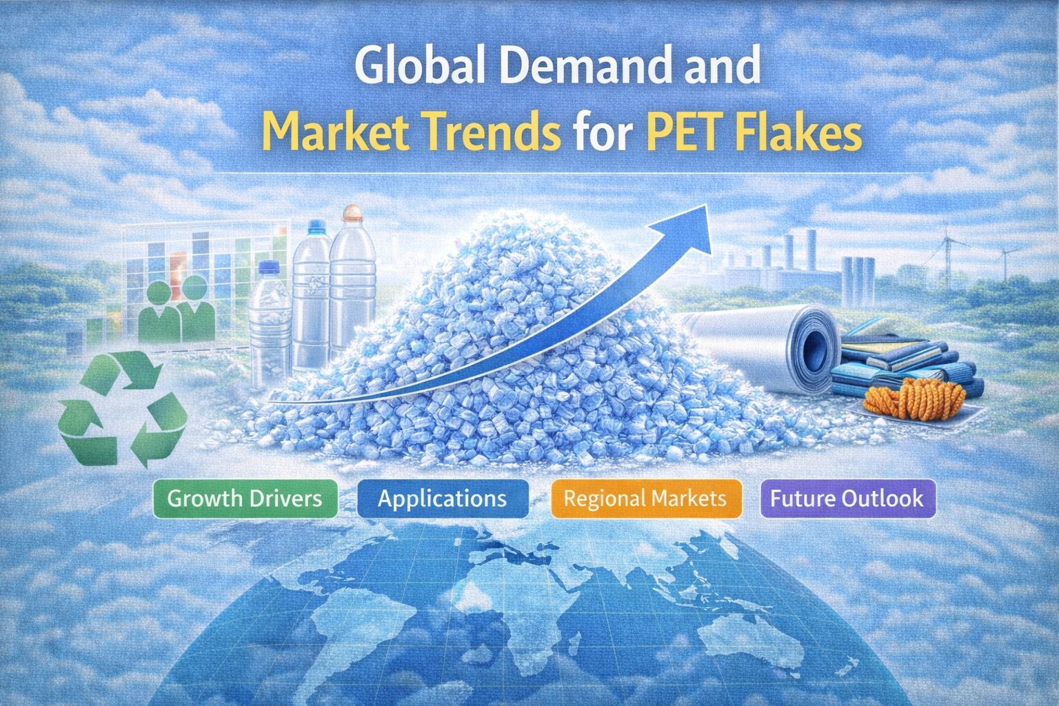 Global Demand and Market Trends for PET Flakes