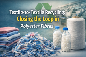Polyester fibre recycling