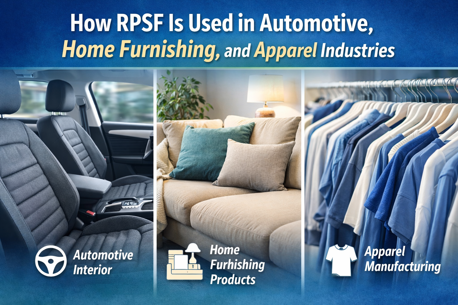 How RPSF Is Used in Automotive, Home Furnishing, and Apparel Industries