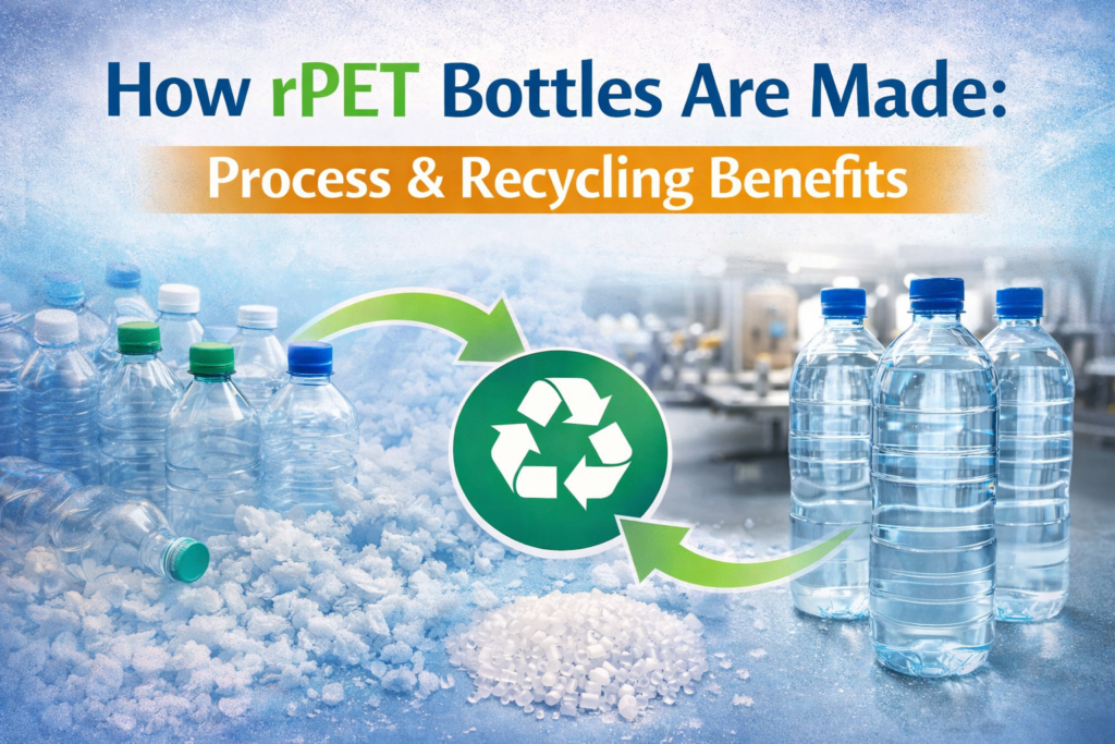 Recycled PET bottle process