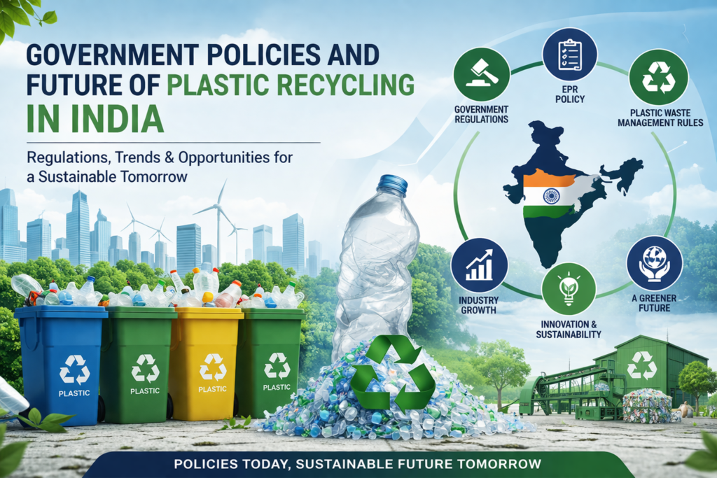 Government policies on plastic recycling India