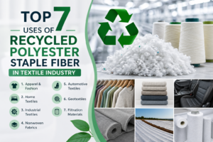 Recycled Polyester Staple Fiber uses in textile industry