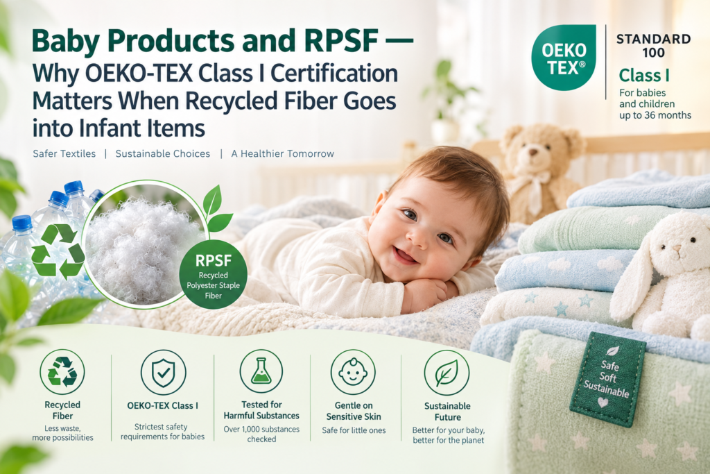 OEKO-TEX Class I Certification for RPSF